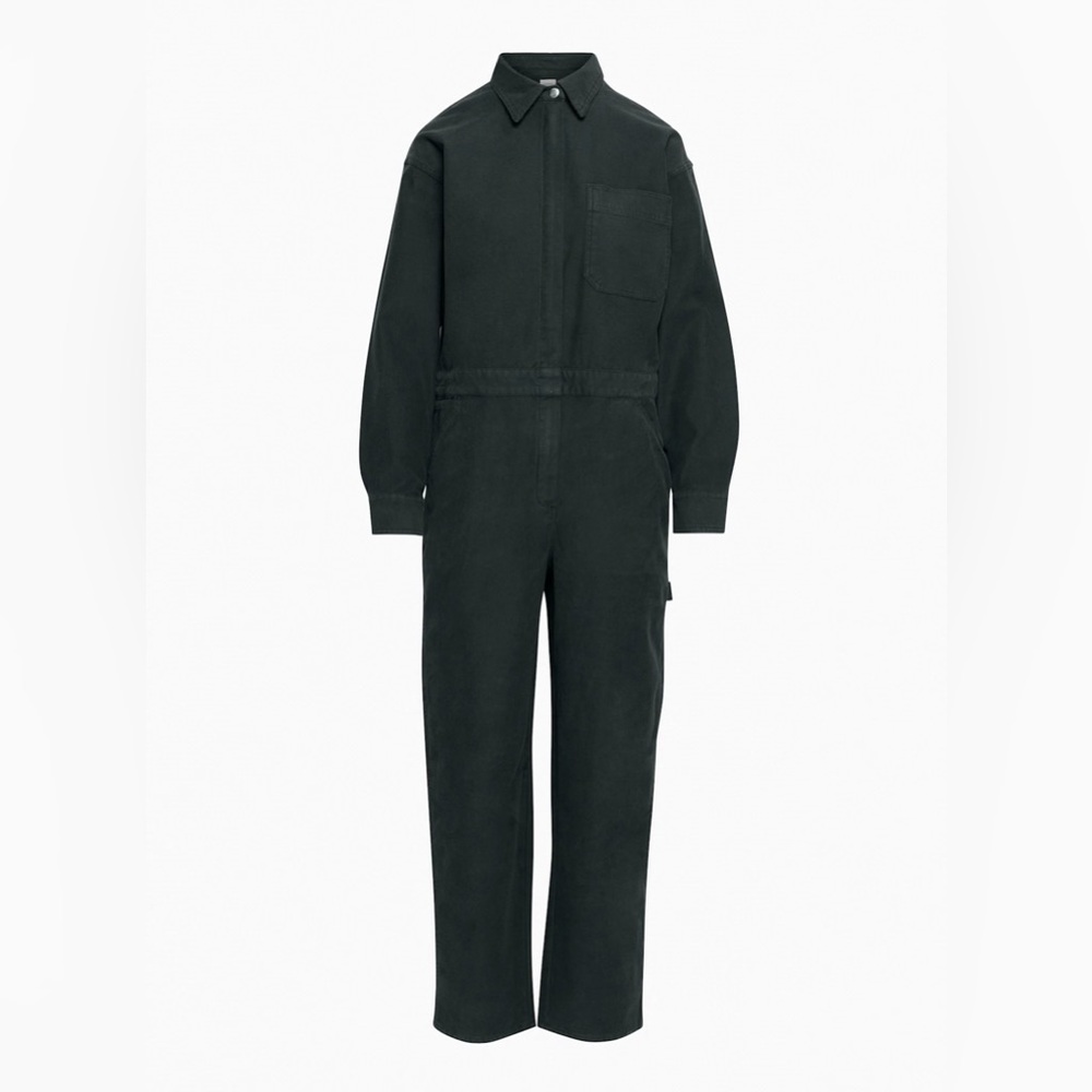 Aritzia Wilfred Free Kal Denim Cotton Utility Jumpsuit